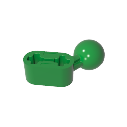 1x2 hole arm with ball