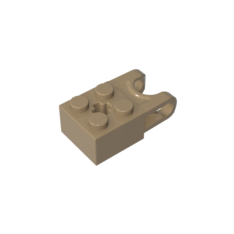 2x2 connecting brick with ball joint