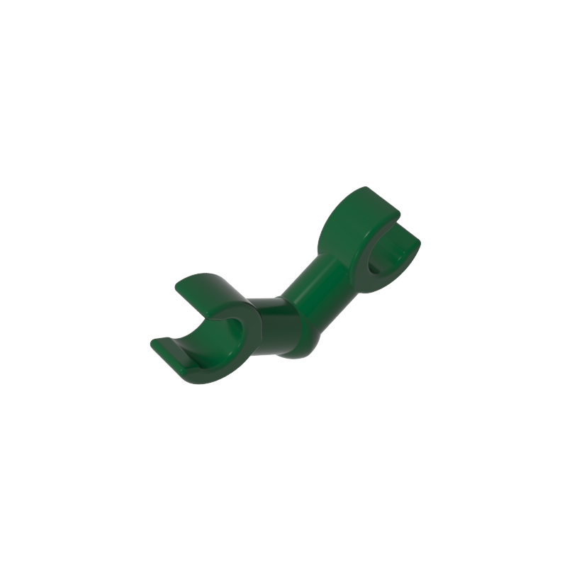 Minifigure skeleton with curved arm
