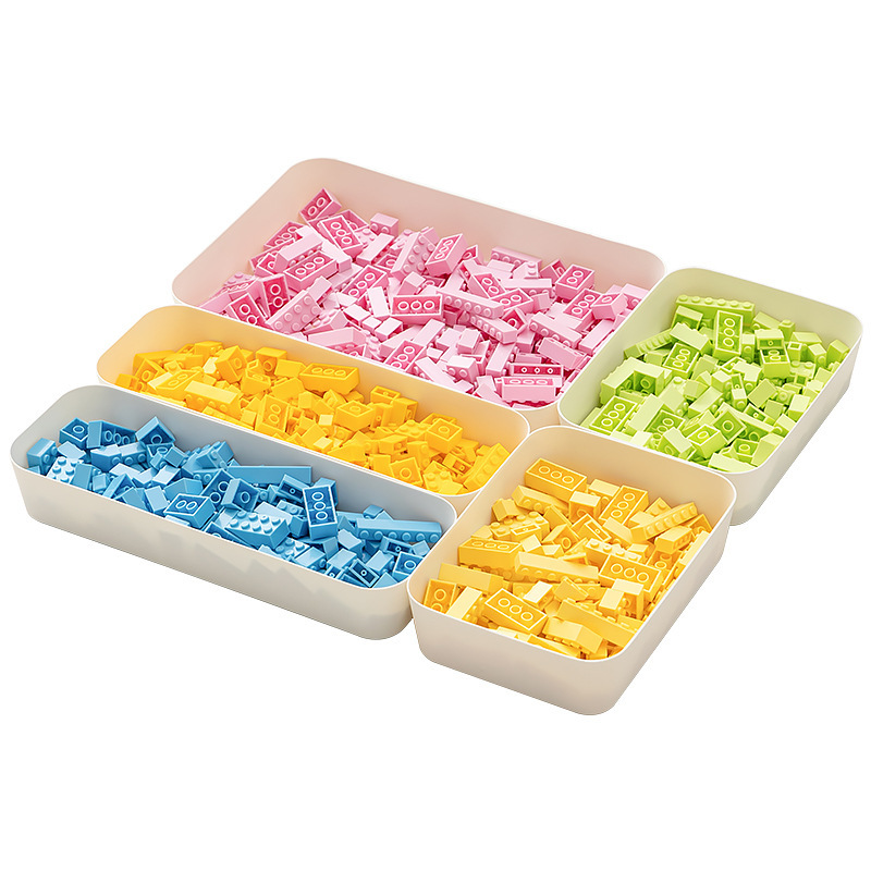 Opbergdoos voor bouwblokken, sorteerbak voor onderdelen, sorteerbak voor kleine deeltjes, opbergdoos voor speelgoed