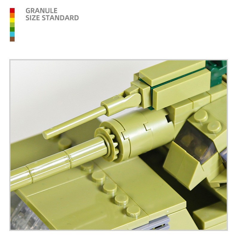 3510-3517 Compatibel met kleine bouwstenen voor militaire pantservoertuigen en tankmodellen.