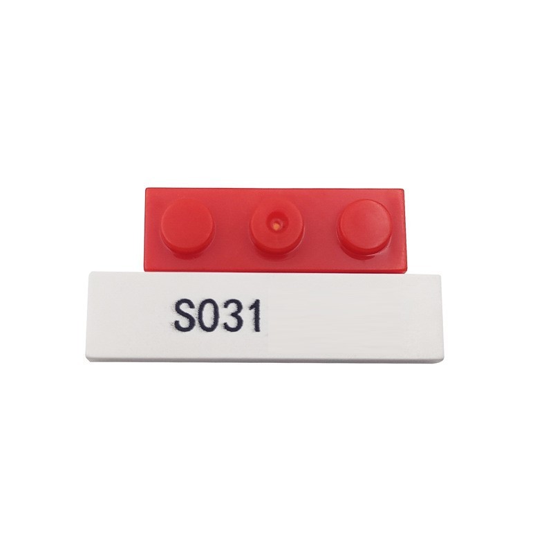 3569 Compatibele bouwsteen met kleine deeltjes: 4x4x3 kegelvormige steen met asgat - 1 kg. Merk: Non-Gobricks.