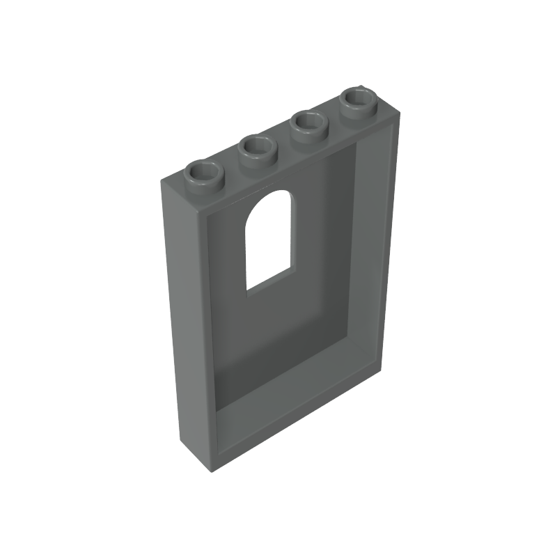 1x4x5 Wandpaneel Met Raam