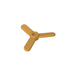 Small three-bladed propeller