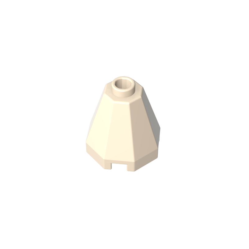 2x2x1 2/3 Octagonal Cone Brick