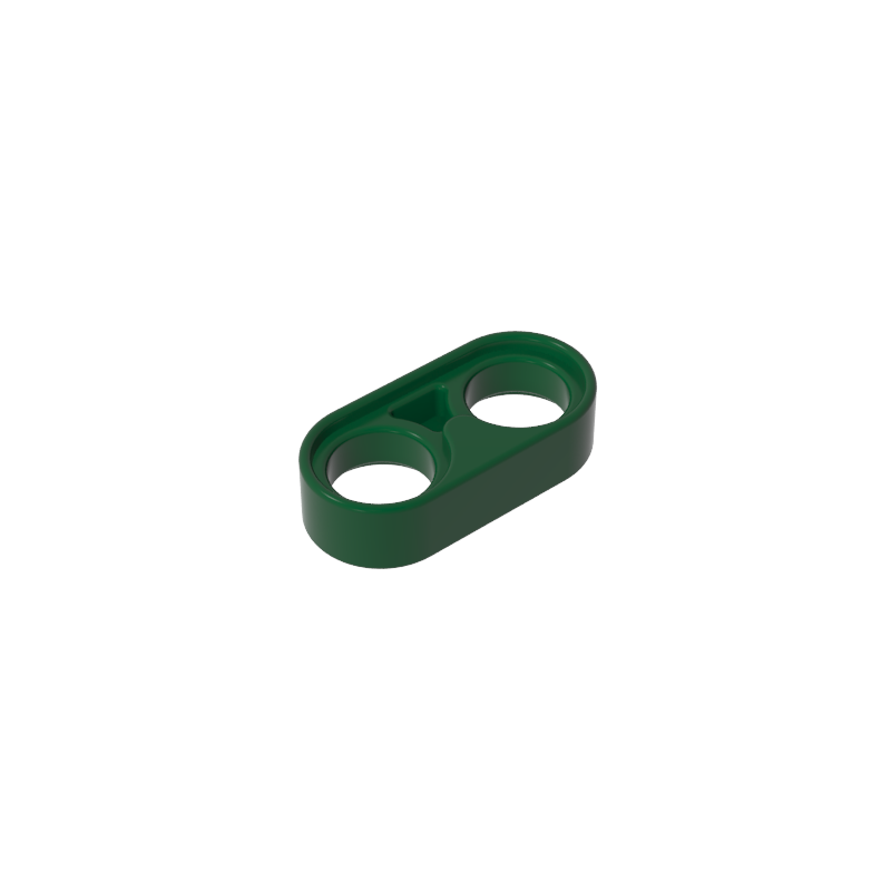 1x2 arm with hole (thin)