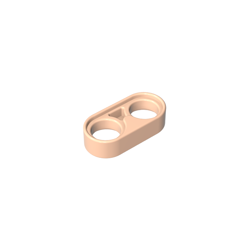 1x2 arm with hole (thin)