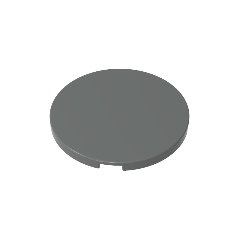 4x4 smooth round plate