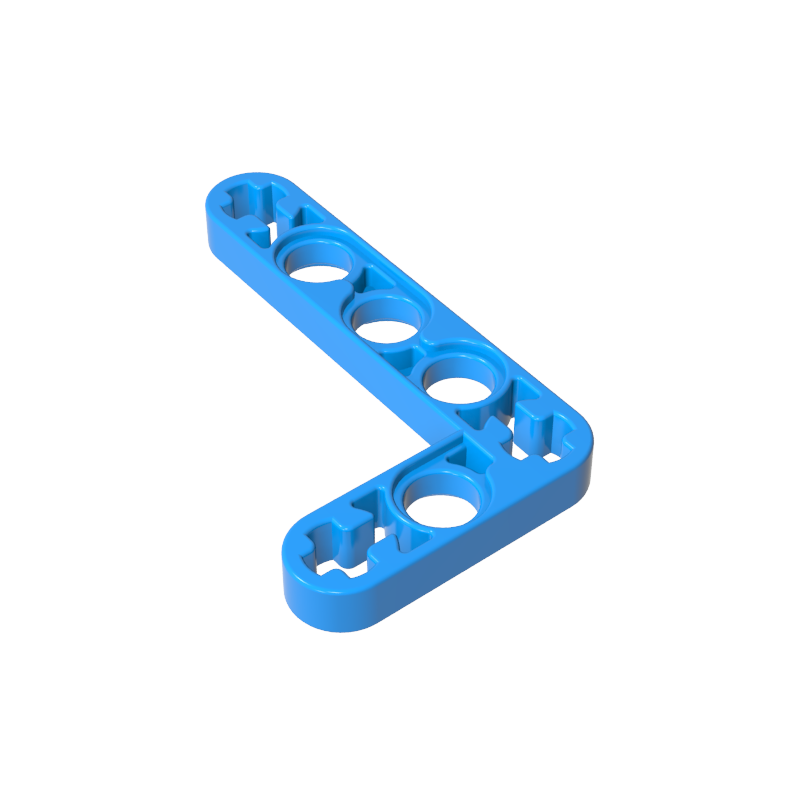 3x5L type thin curved arm with shaft hole