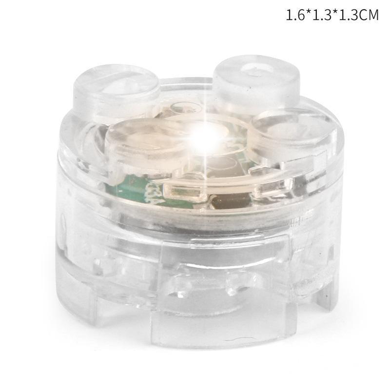 Magnetische inductie bouwaccessoires, kleurrijke doe-het-zelf lichtgevende onderdelen voor stedelijke straatscènes, kleine LED-bouwdecoratiespeelgoed