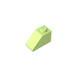 2x1 sloped bricks