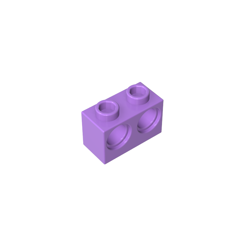 1x2 brick with 2 holes