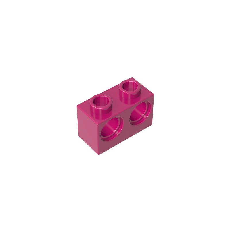 1x2 bricks with 2 holes
