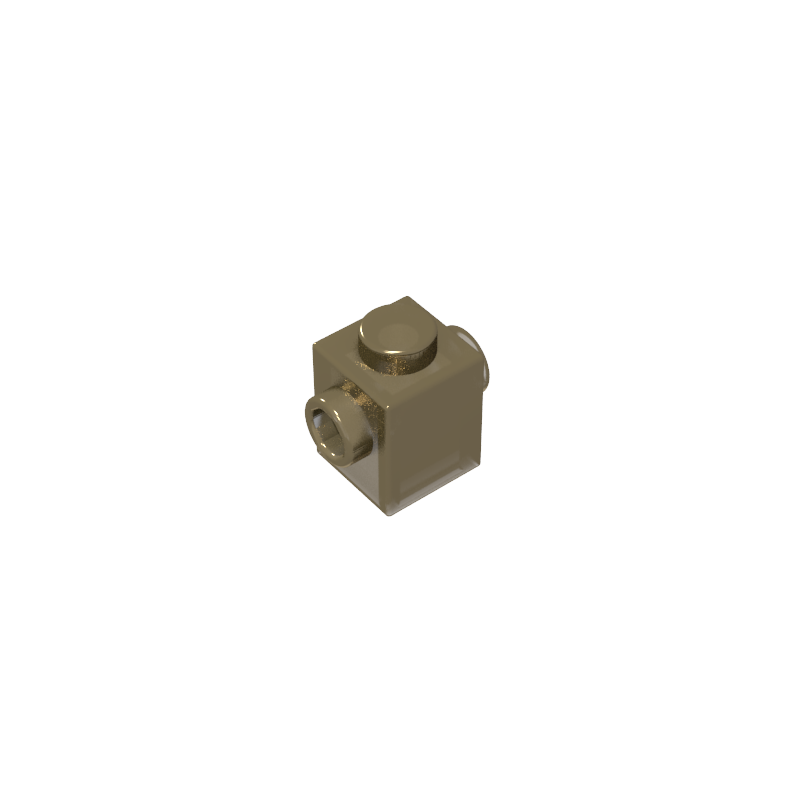 1x1 brick with transfer bumps on both sides