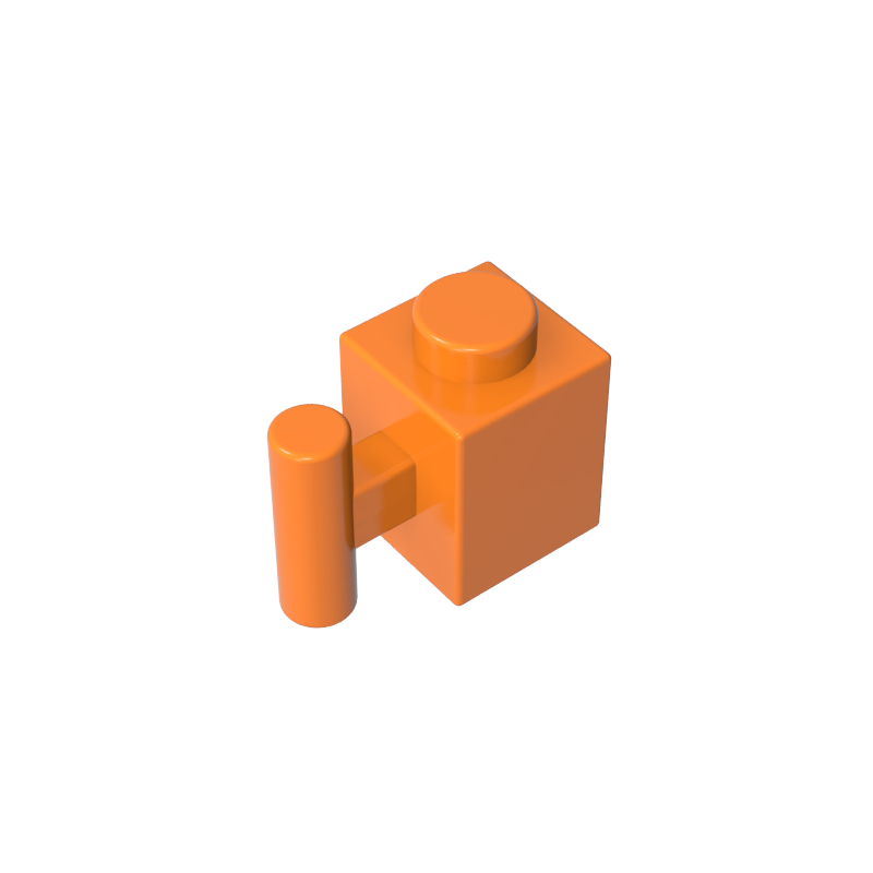 1x1 Single-sided handle brick