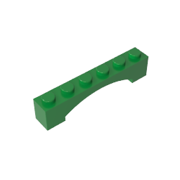 1x6 arched bricks