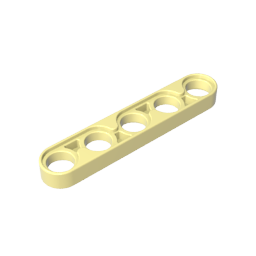 1x5 arm with hole (thin)