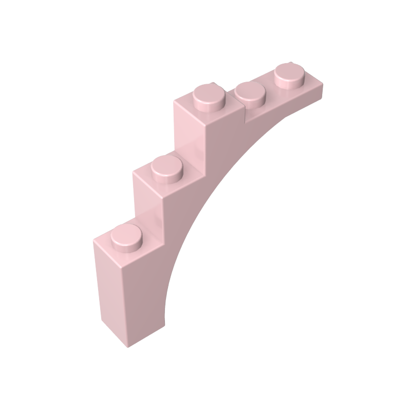 1x5x4 curved brick