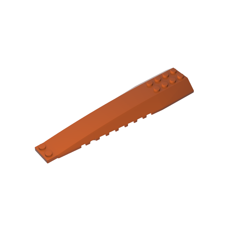 16x4 wedge-shaped brick