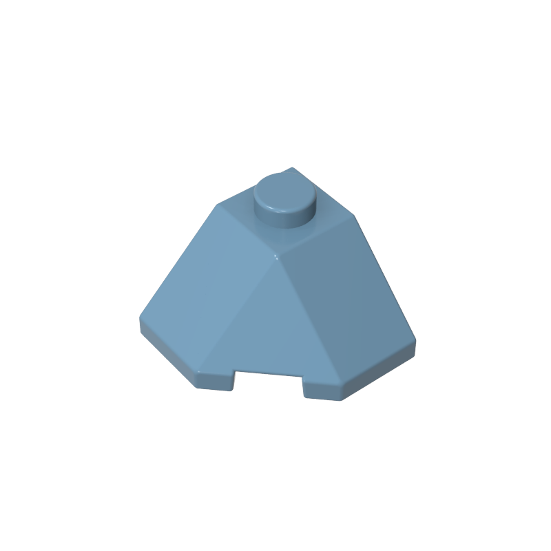 2x2 three-sided sloped tiles