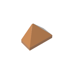 1x2 45° three-sided sloping bricks