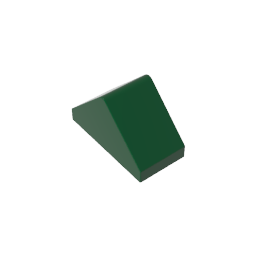 1x2 double-sided sloped tiles