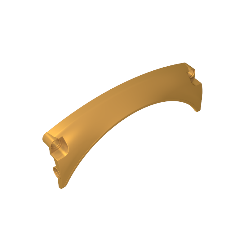 13x2x5 pointed bottom brow trim