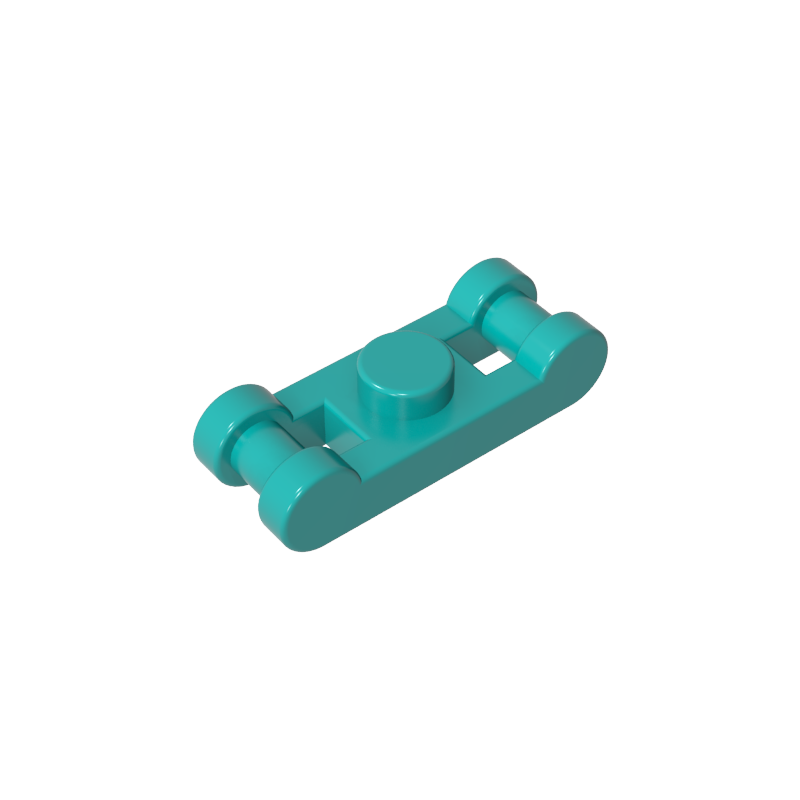 1x1 double armrests with hinge plates
