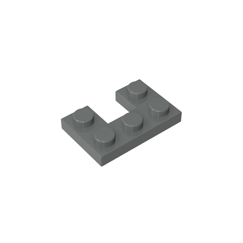 2x3 notched special plate
