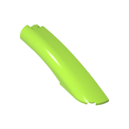 Slope Curved 10 x 2 x 2 with Curved End Right