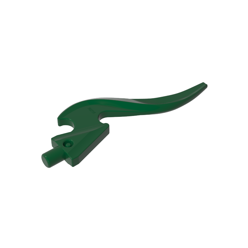 Minifigure weapon: Flame Wave Scimitar
