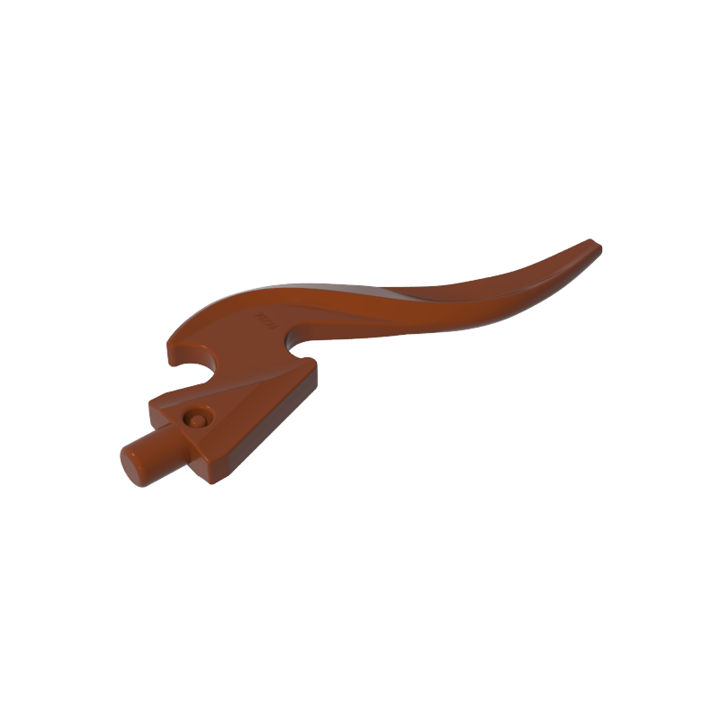 Minifigure weapon: Flame Wave Scimitar