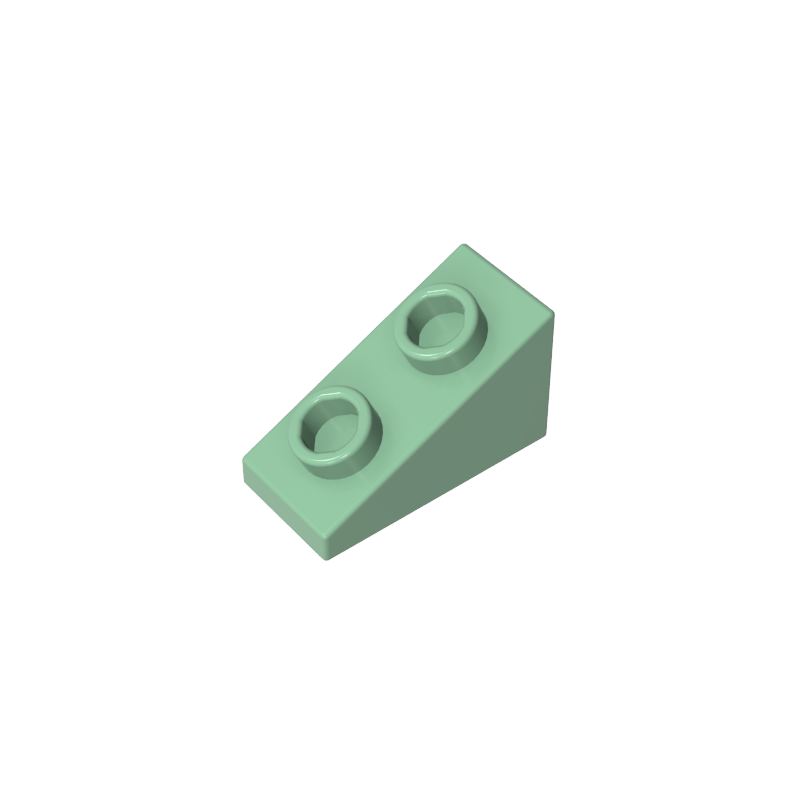 1x2x1 sloped bricks