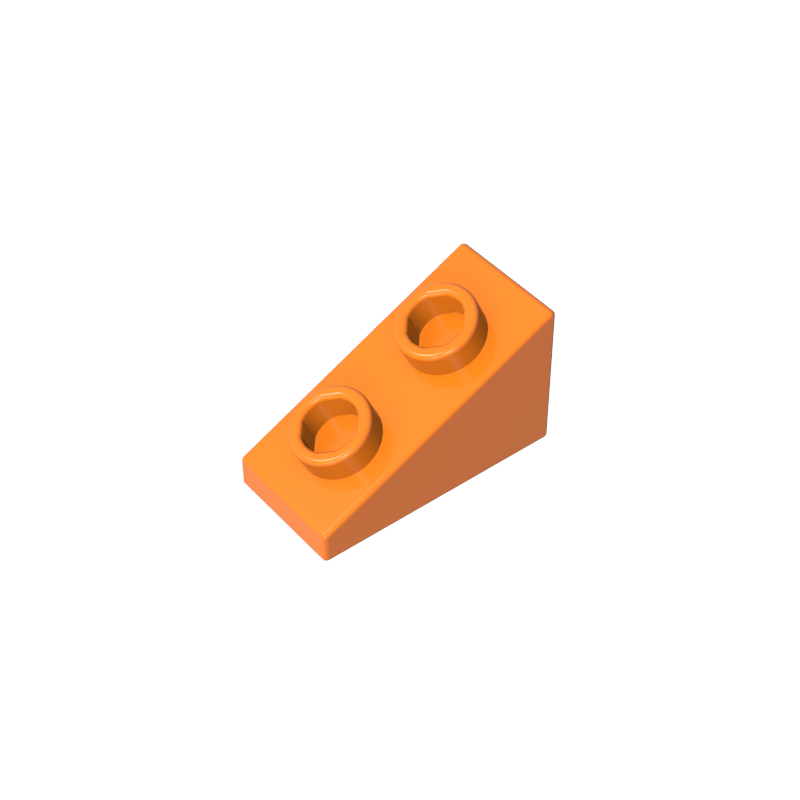 1x2x1 sloped bricks