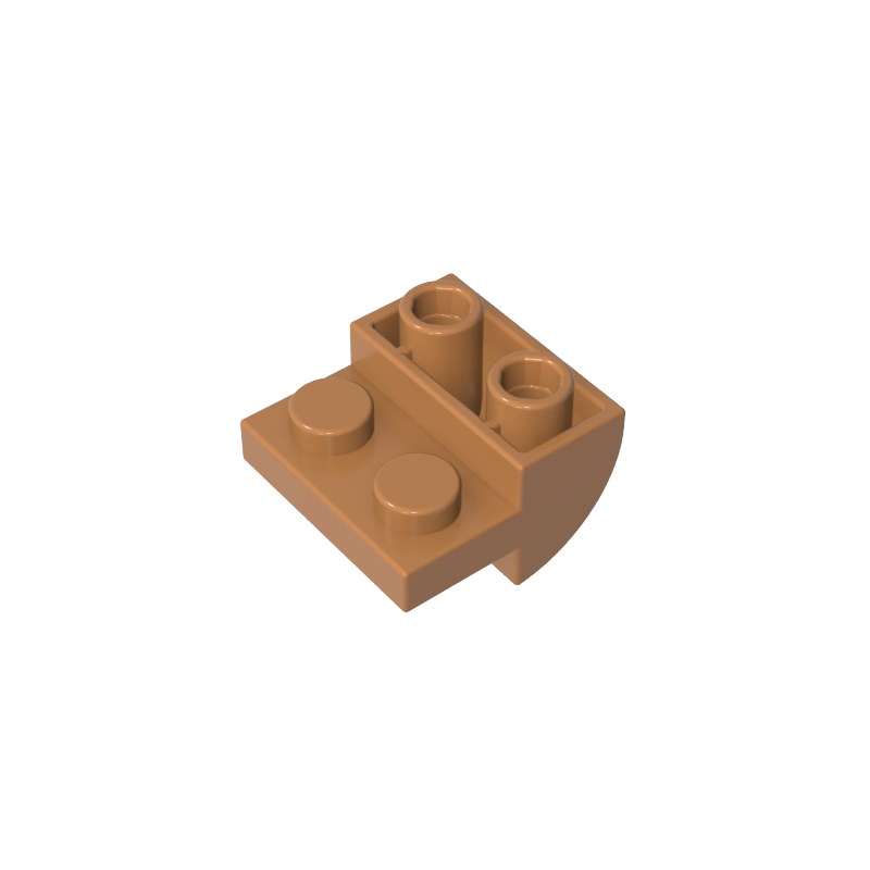 2x2x1 reverse curved brick
