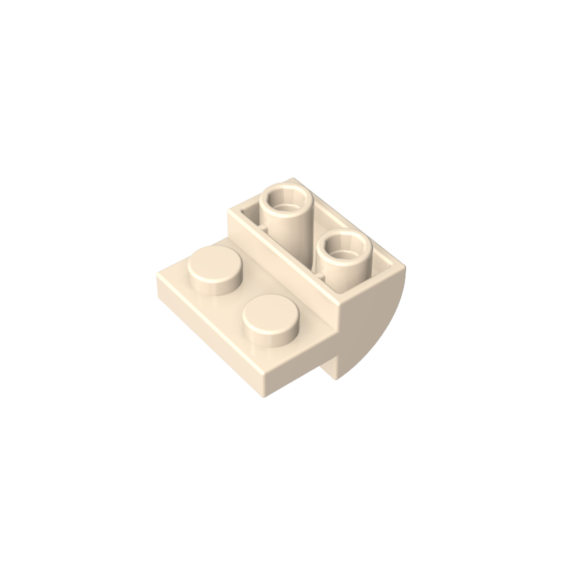 2x2x1 reverse arc-shaped brick