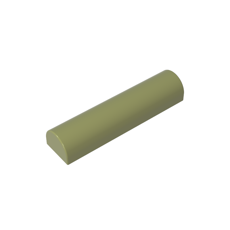 1x4x2/3 curved semicircular brick