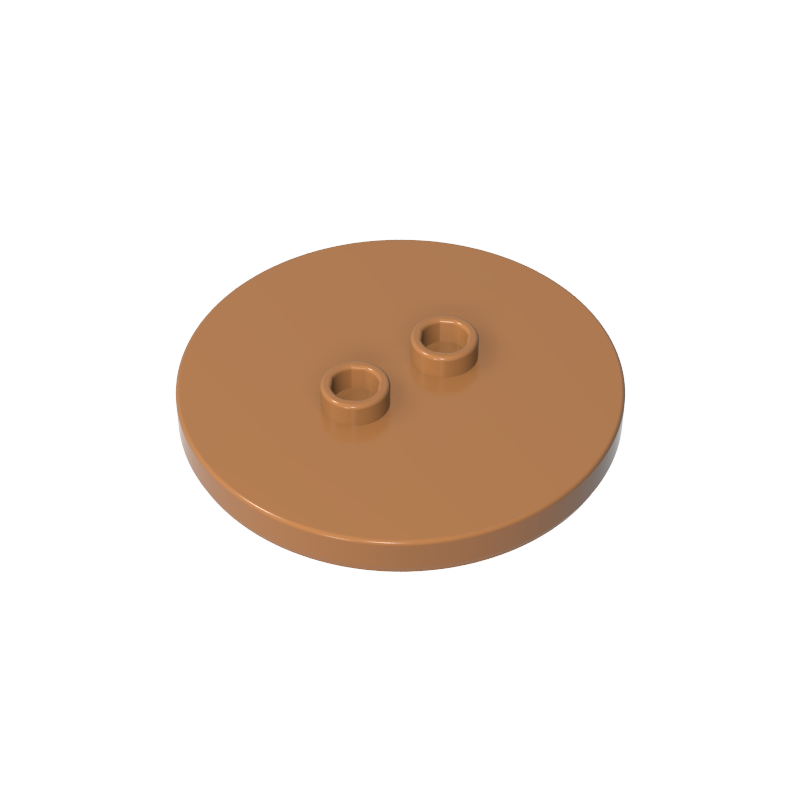 4x4 round minifigure base