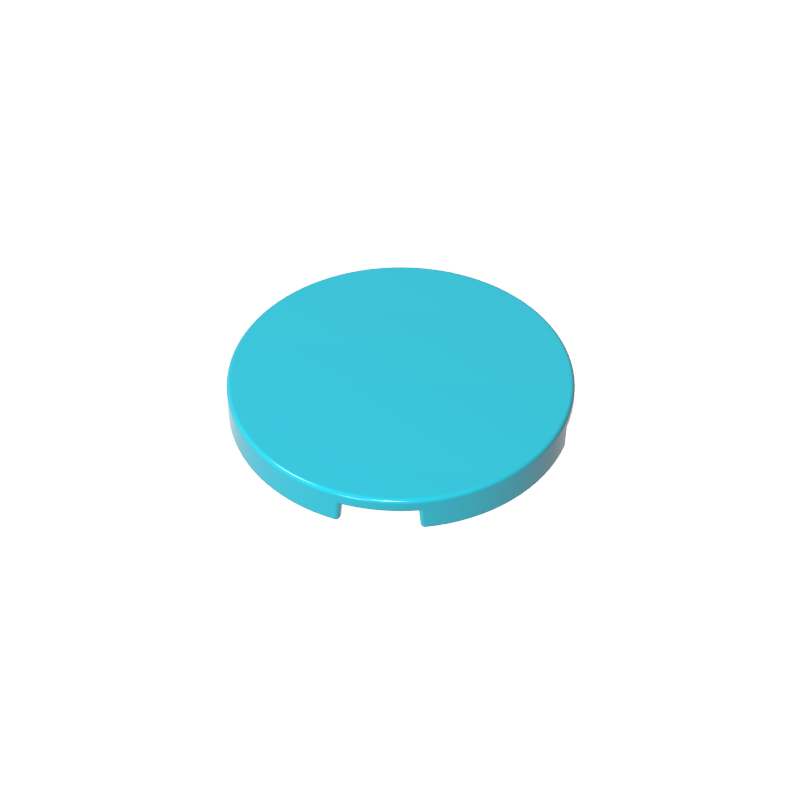 3x3 smooth round plate