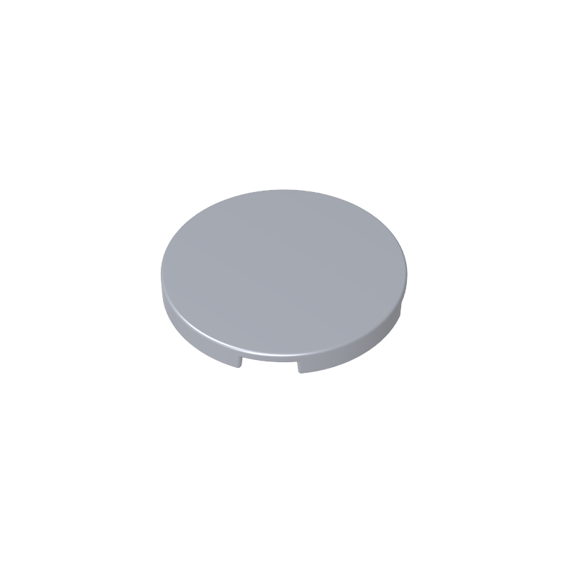 3x3 smooth round plate