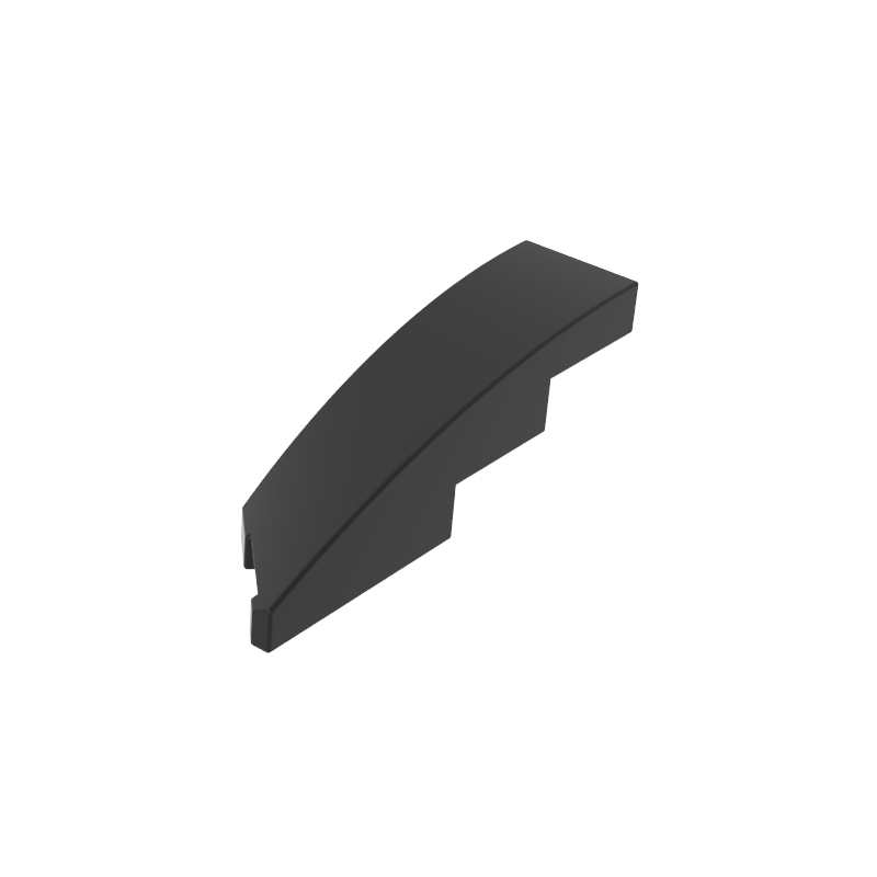 4x1 wedge-shaped arc panel, right