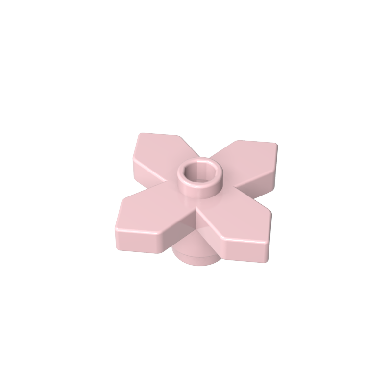 Plant decorative pieces flowers and leaves