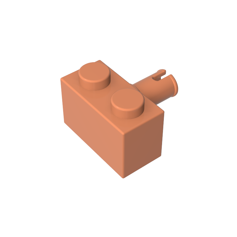 1x2 with a bolt brick