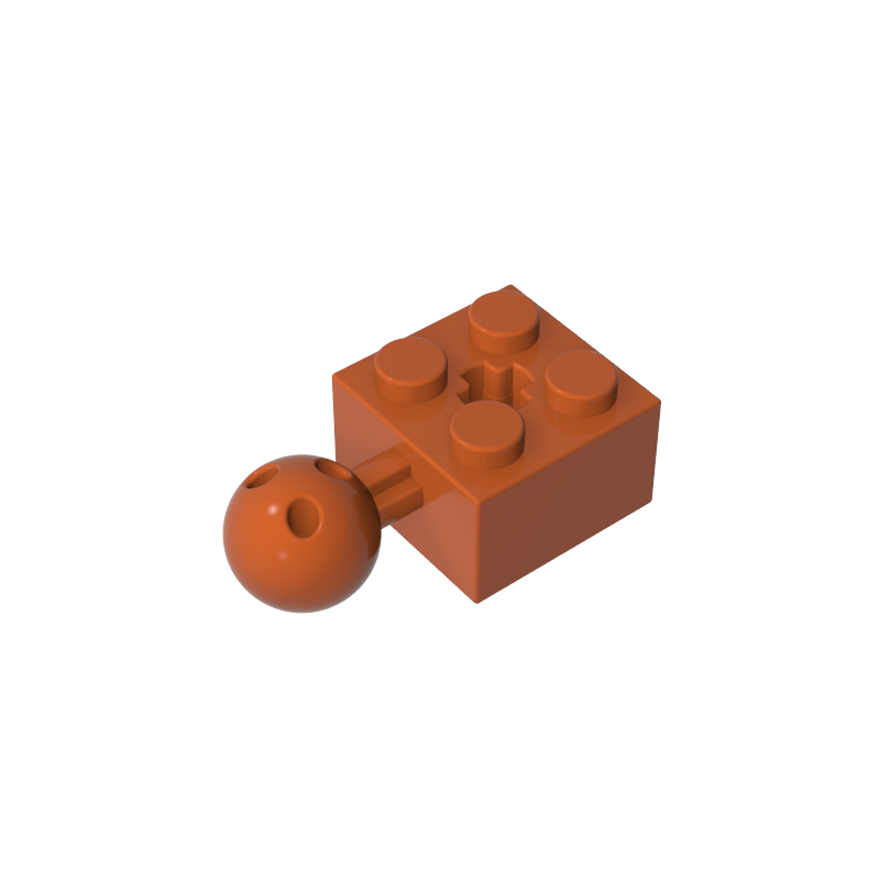 2x2 Single-sided ball joint brick/ball head ∮10.25