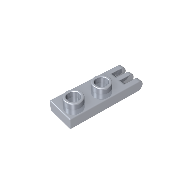 1x2 three-finger hinge plate