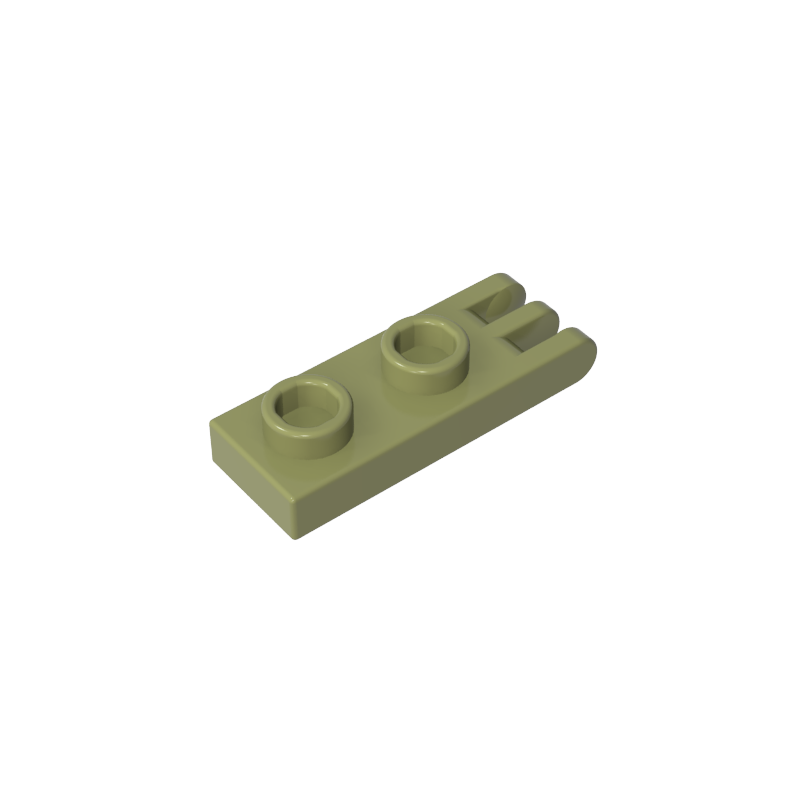1x2 Three-finger hinge plate