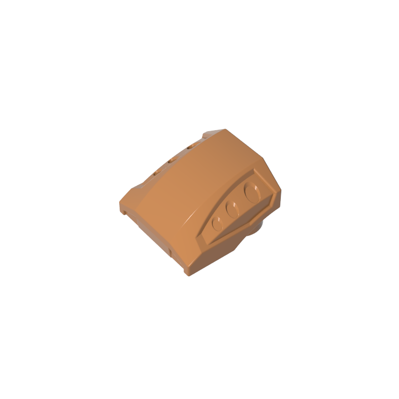 2x2 Slope Brick Curved Brick