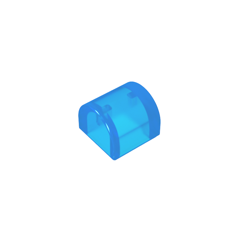 1x1x2/3 smooth curved tile