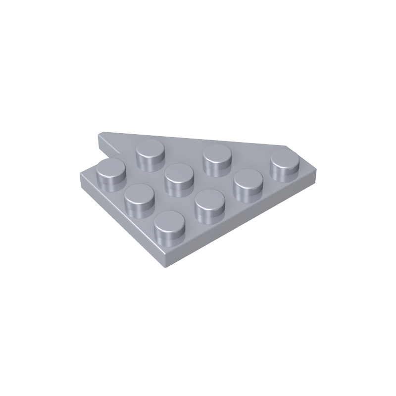 4x4 Special Shaped Beveled Plate (Left)