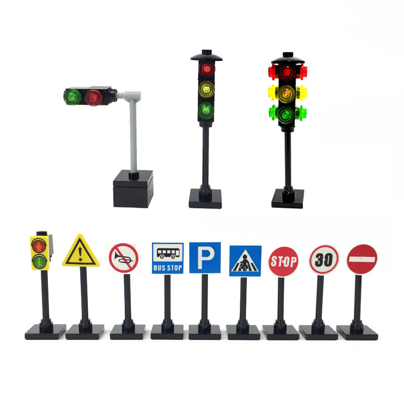 Treinspoorlandschap, kleine bouwblokjes voor treinspooraccessoires, doe-het-zelf treintunnel wachtruimteset